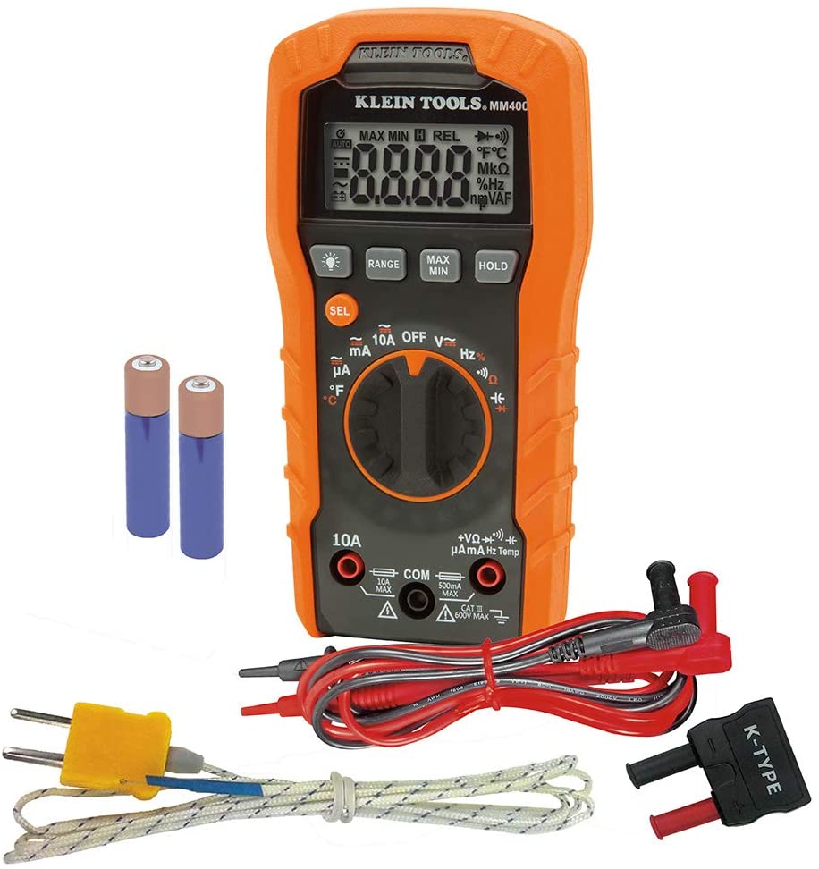 Etekcity Digital Multimeter, MSR-A600 Auto-Ranging AC/DC Amp Ohm Voltage Tester