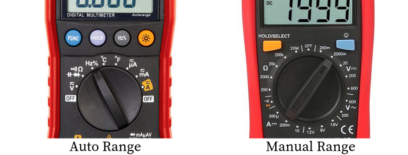 Auto Range Vs manual Range multimeter