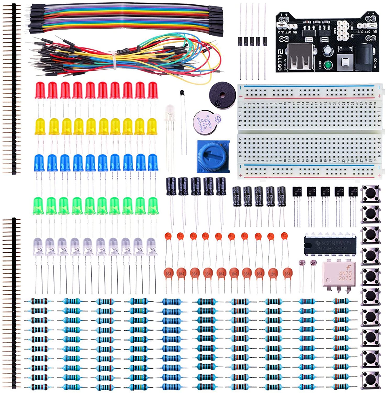 15 Best Electronics Component Kits For Beginners (2025) Circuit Diagram