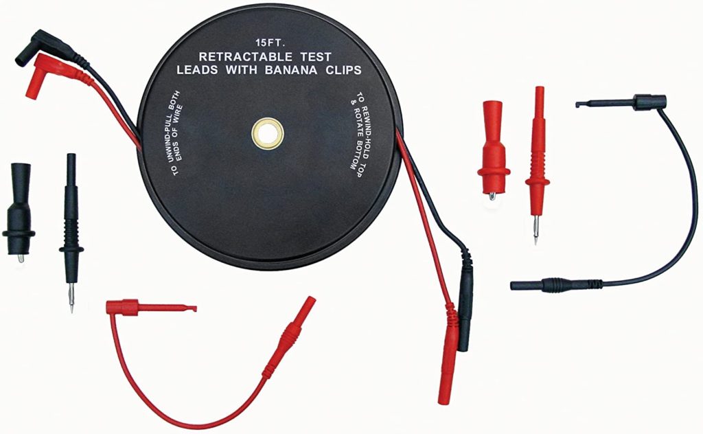 retractable test leads for multimeter