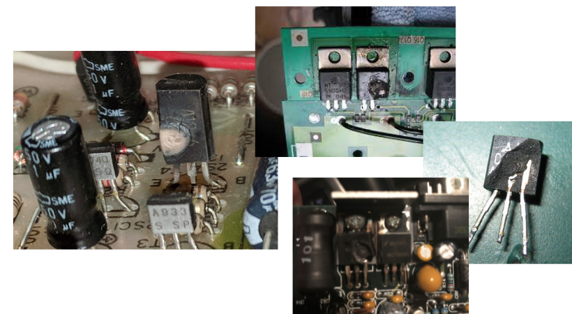 Examples of bad transistors in circuits