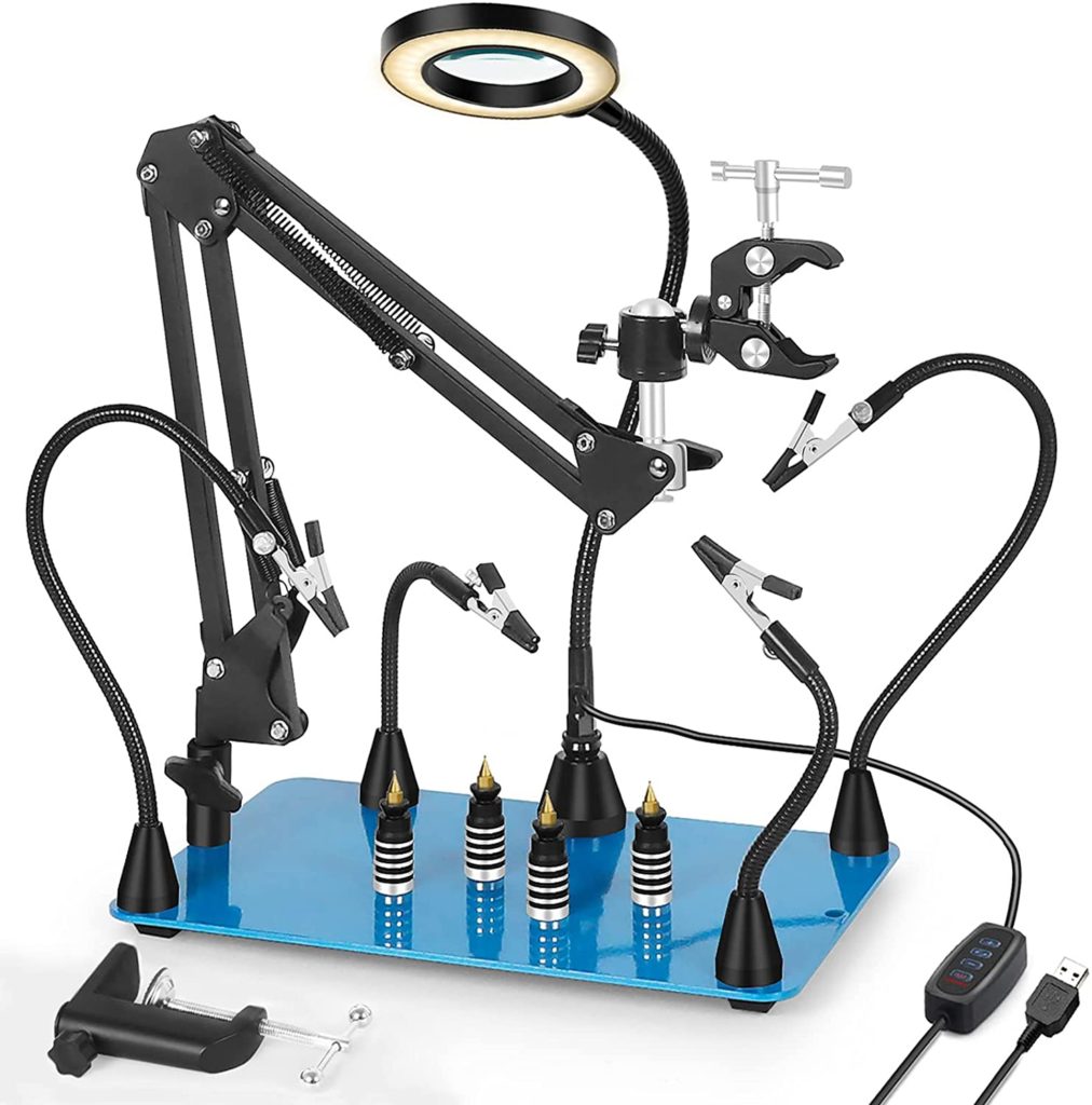 Best helping hands for soldering with SMD hot air rework holder