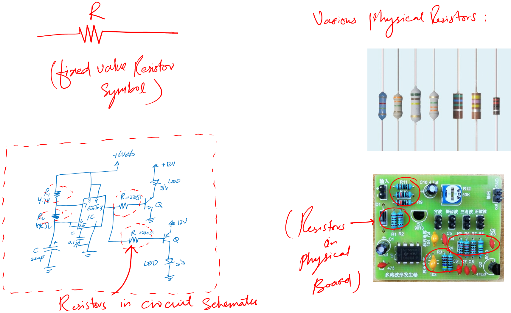 resistor circuit symbols