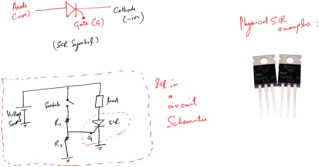 SCR circuit symbol