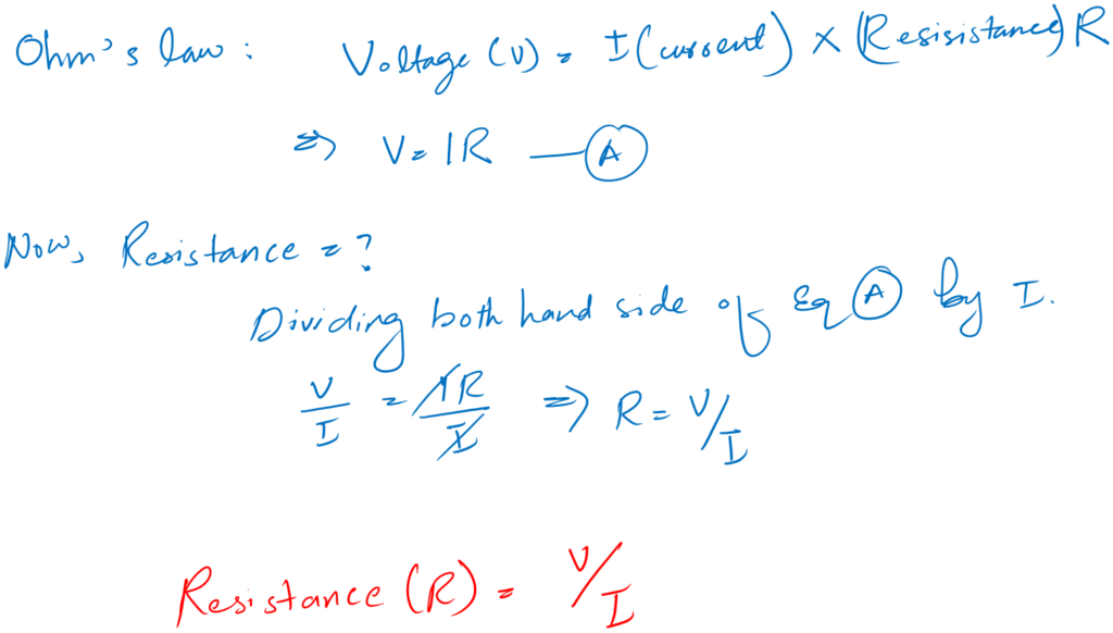 Resistance formula