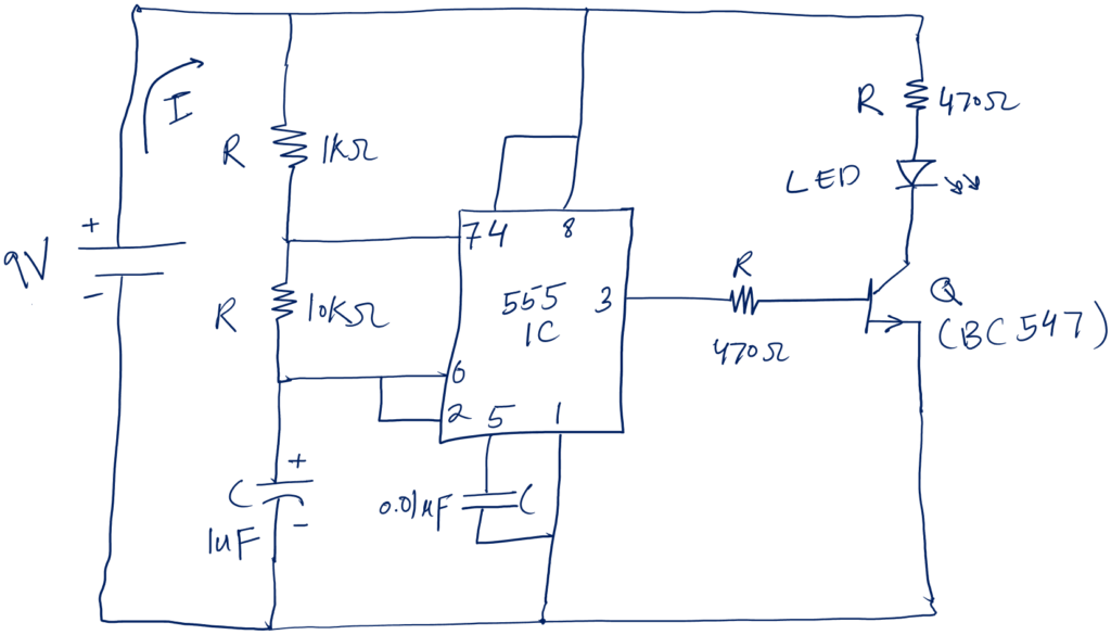 Basic electronics for beginners (Step by step guide 2024) Circuit Diagram