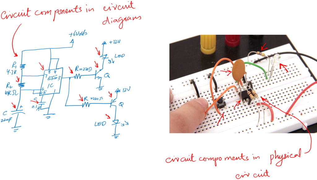 Basic electronics for beginners (Easy to follow guide, 2023) Circuit Diagram