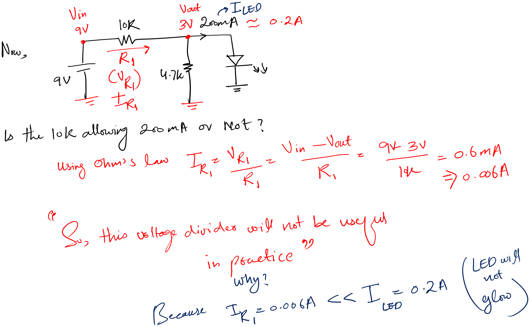 example of voltage divider design circuit