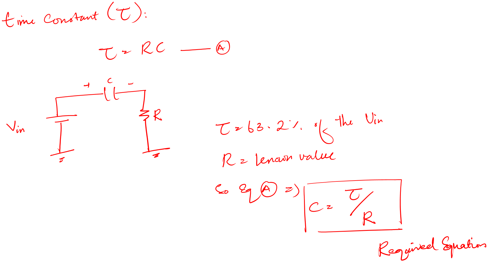 Capacitor testing using oscilloscope