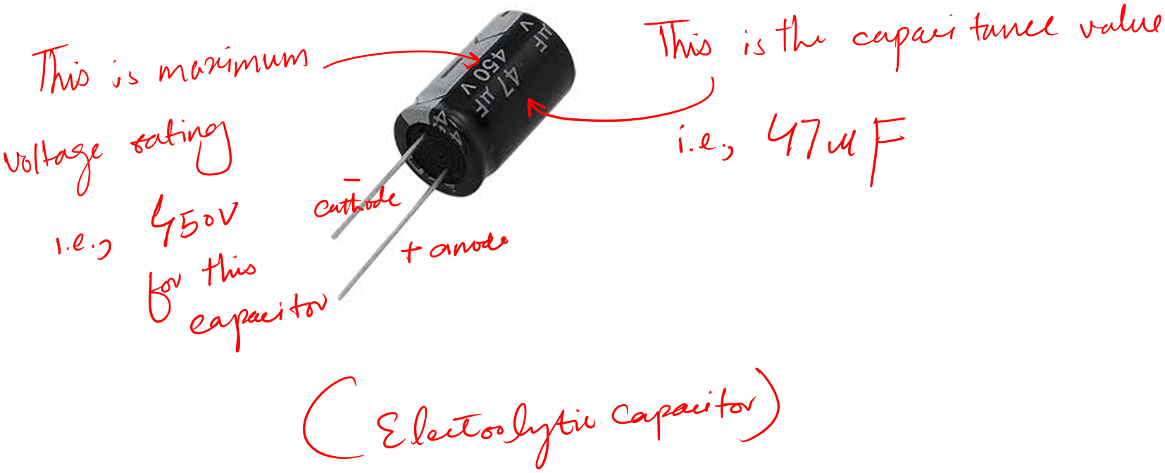 electrolytic capacitor measurements