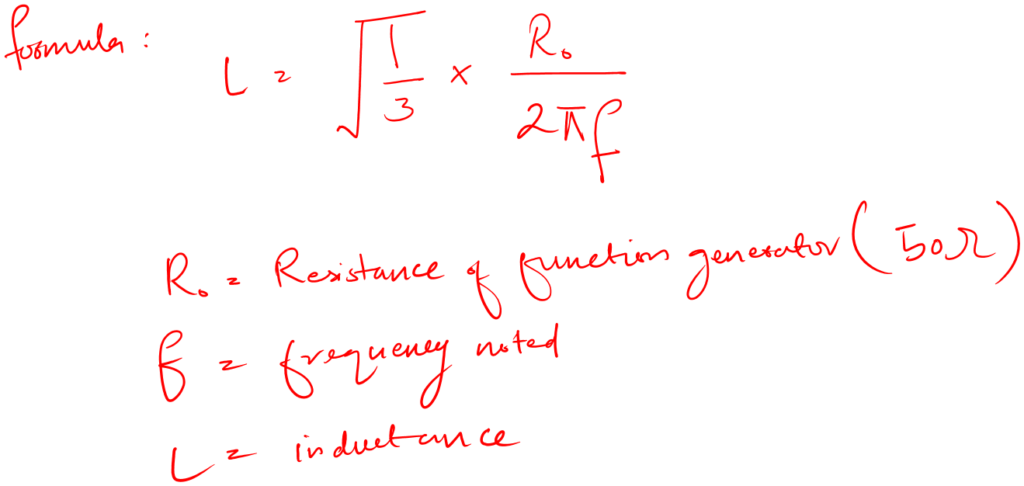 inductance formula