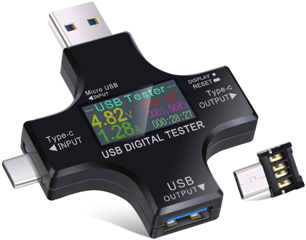 Measure USB current and voltage