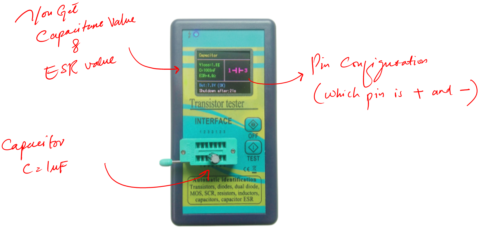 Electronic component testing