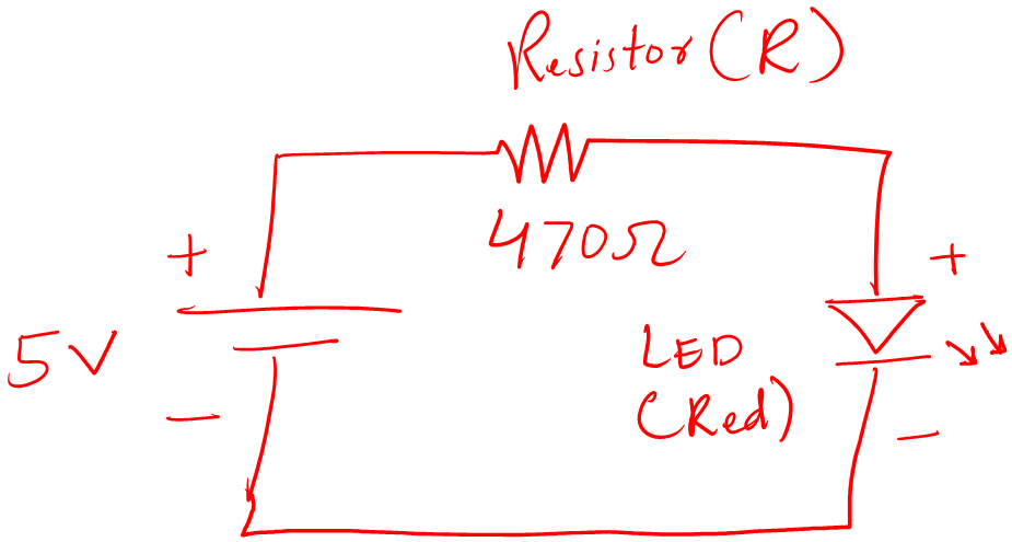 LED circuit diagram