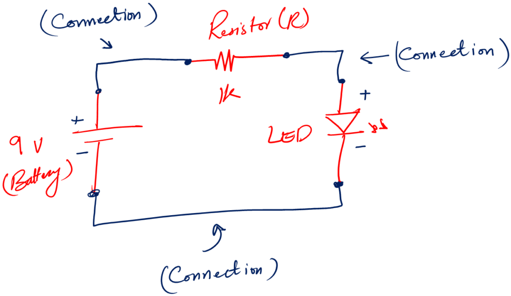 LED circuit diagrame