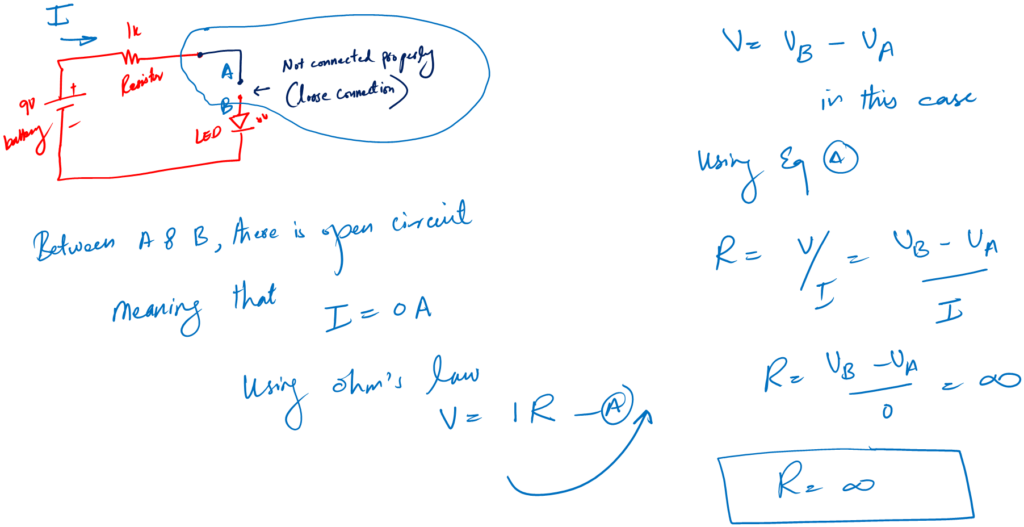 open circuit equation